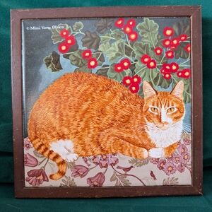 1989 Avon Mimi Vang Olsen Trivet/Art